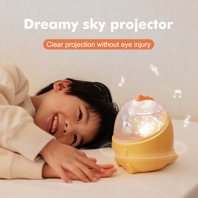 New Cute Dinosaur Sky projection Night Light Rotating Music box Projector USB rechargeable table lamp For Kids Holiday G