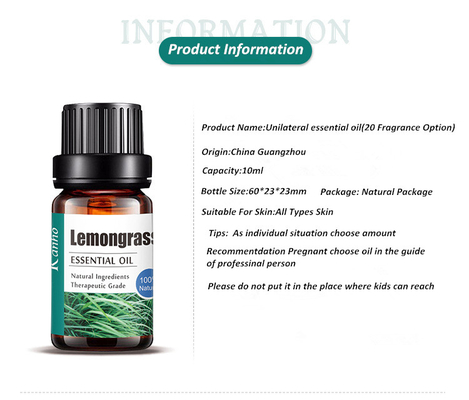 Wholesale 10ml Natural 100% Pure Essential Oil For Aroma Diffuser Body Facial Care SPA Fragrance Aromatherapy