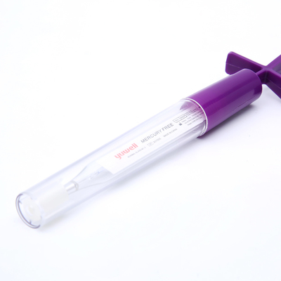 High quality non toxic clinical mercury free glass thermometer