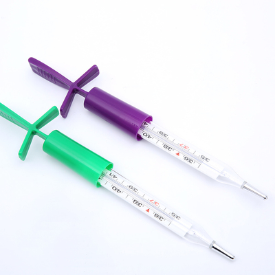 High quality non toxic clinical mercury free glass thermometer