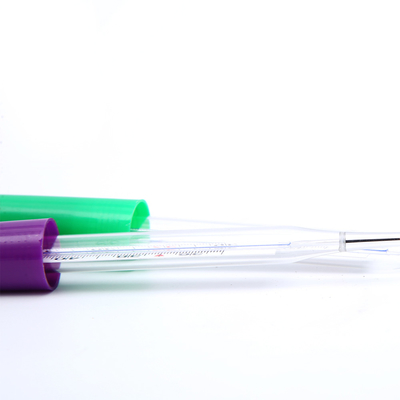 High quality non toxic clinical mercury free glass thermometer