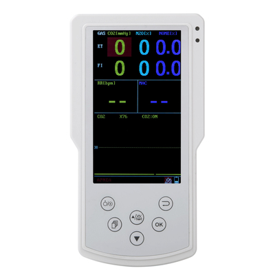 Handheld anesthesia agent Gas Analyzer BBL419 for EtCO2, FiCO2, RR, EtN2O, FiN2O, EtAA, FiAA