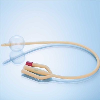 High Quality Various Size Disposable Medical Felame Three Way Latex Foley Catheter