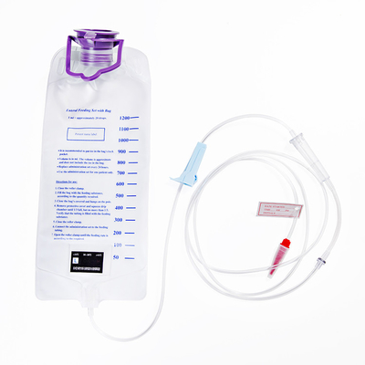 Disposable medical gravity enteral feeding bag Pump Set/Gravity Set