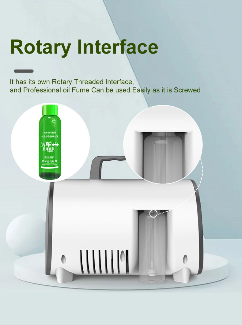 Large Atomizer Spray Disinfection Spraying Air Purifier Electric Nano Sprayer Fogging Machine with Timing/Sleeping/Humidify for Outdoor Sanitizer